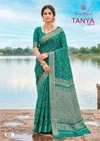 Tanya Vol 3 By Kashvi Dull Moss Viscose Border Saree
